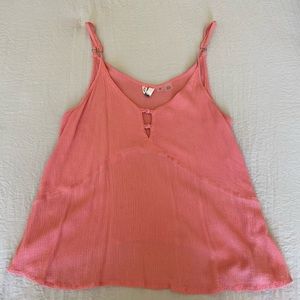 Roxy Flowy Bright Coral Tank Top